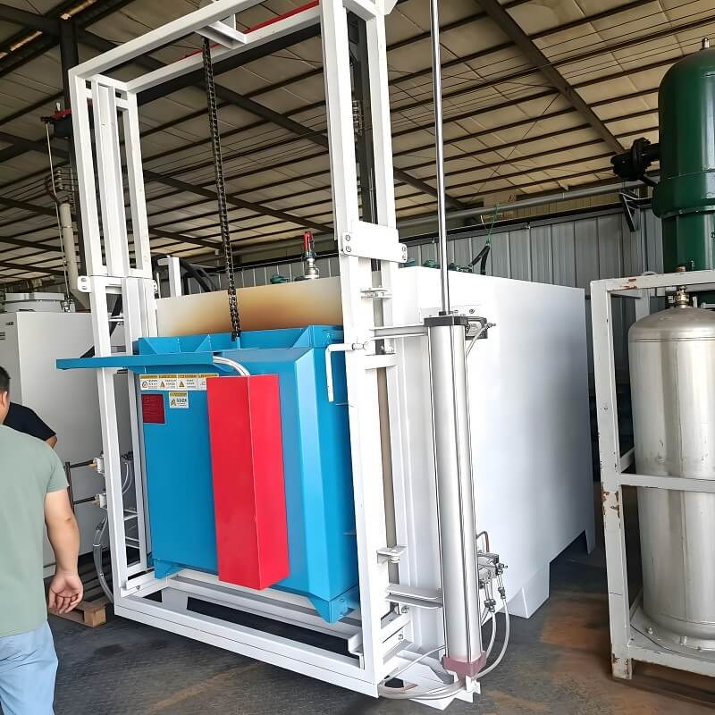 Lò ủ dạng buồng có cửa mở thẳng đứng