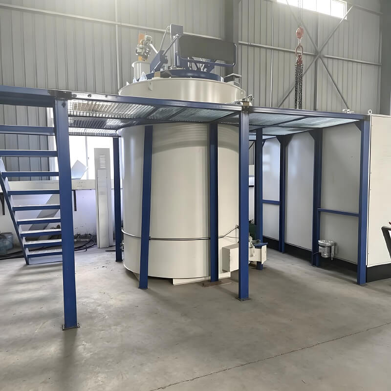 Lò thấm nitơ loại hố biến dạng thấp với quá trình oxy hóa sau cho các bộ phận kim loại chính xác