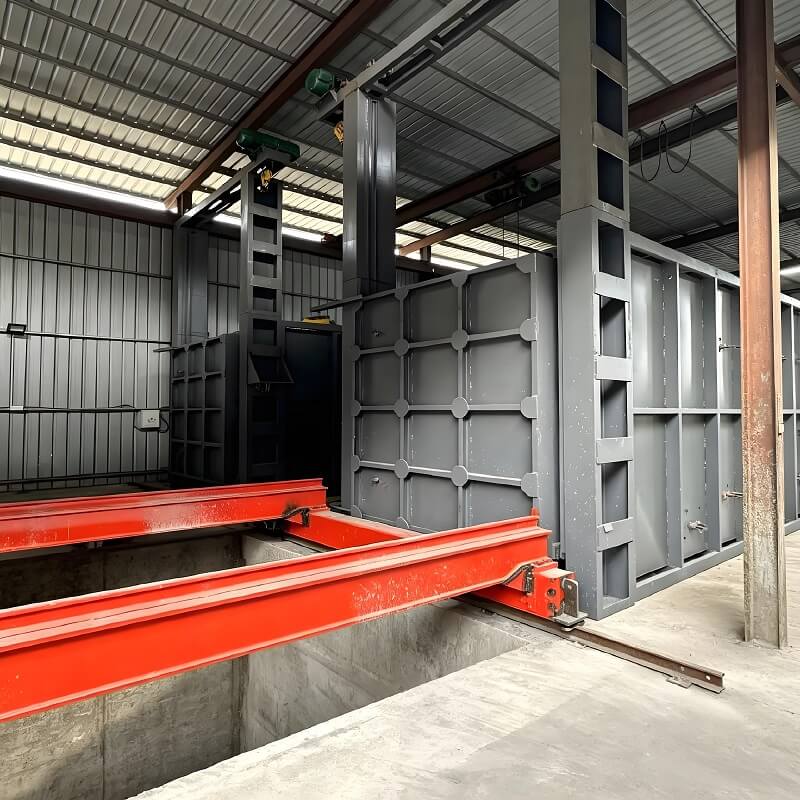 Lò nung loại xe đẩy để ủ quá trình ủ và chuẩn hóa