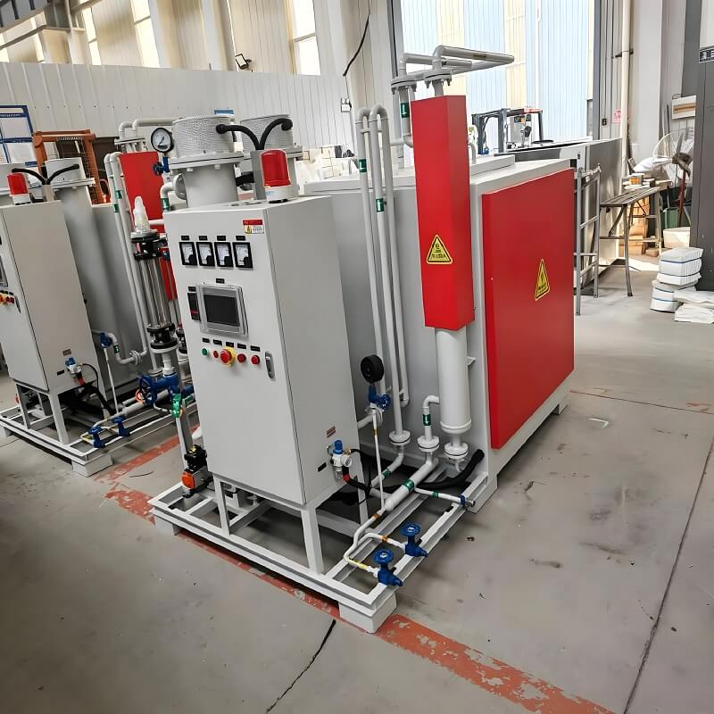 20Nm³ / h Bộ phận phân hủy amoniac tiết kiệm năng lượng tự động Máy tạo hydro