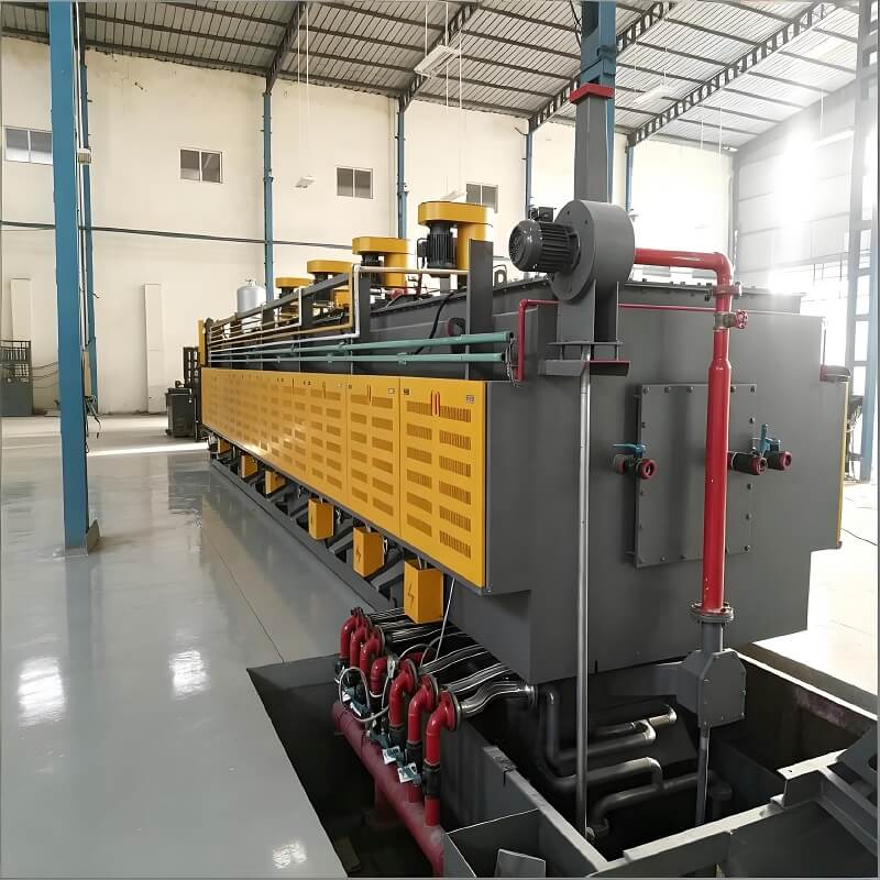 Loại con lăn Lò nung vành đai Dây chuyền xử lý nhiệt liên tục cho dây buộc
