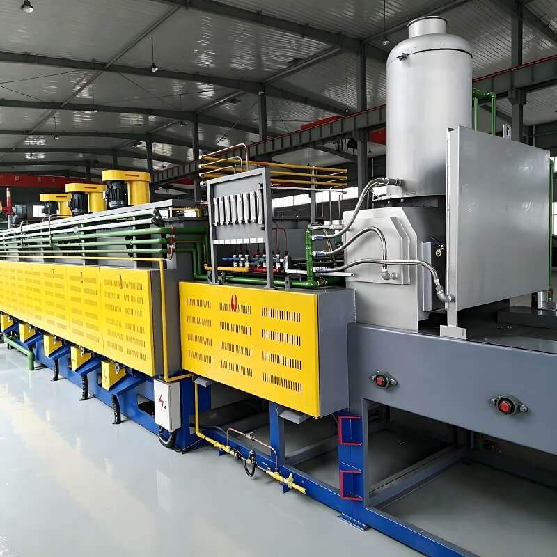Lò nung vành đai con lăn hạng nặng Lò nung carbonitriding cho các bộ phận ô tô