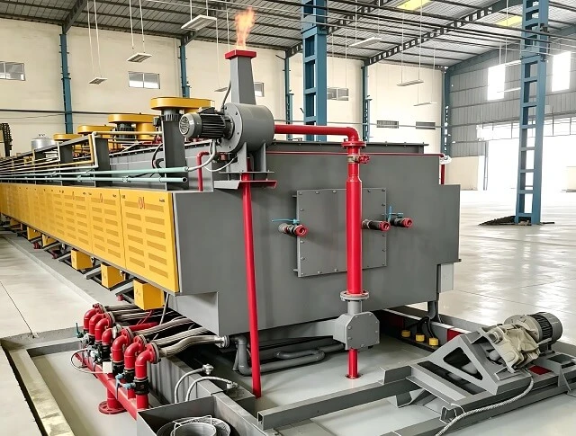L&ograve; nung v&agrave;nh đai hợp kim L&ograve; h&agrave;n li&ecirc;n tục cho c&aacute;c bộ phận kim loại đồng v&agrave; nh&ocirc;m