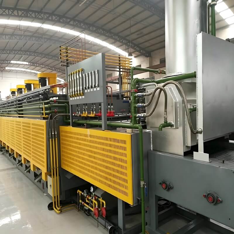 Lò nung vành đai con lăn khí quyển được kiểm soát Lò đốt cacbon cho ốc vít