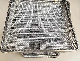Khay lưới thi&ecirc;u kết nhiệt độ cao chống oxy h&oacute;a Khay đựng bột luyện kim &ocirc; t&ocirc;