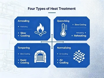 Bốn loại xử l&yacute; nhiệt l&agrave; g&igrave;? Hướng dẫn ph&acirc;n loại c&ocirc;ng nghiệp cốt l&otilde;i