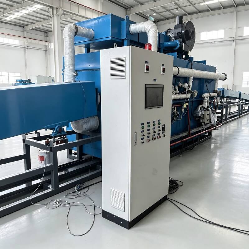 Lò nung dây chuyền sáng liên tục bằng điện cho dây thép ống nhôm đồng thau