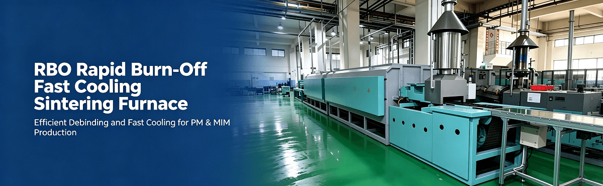 Lò thiêu kết làm lạnh nhanh RBO so với lò đai lưới tiêu chuẩn | So sánh sản xuất PM & MIM