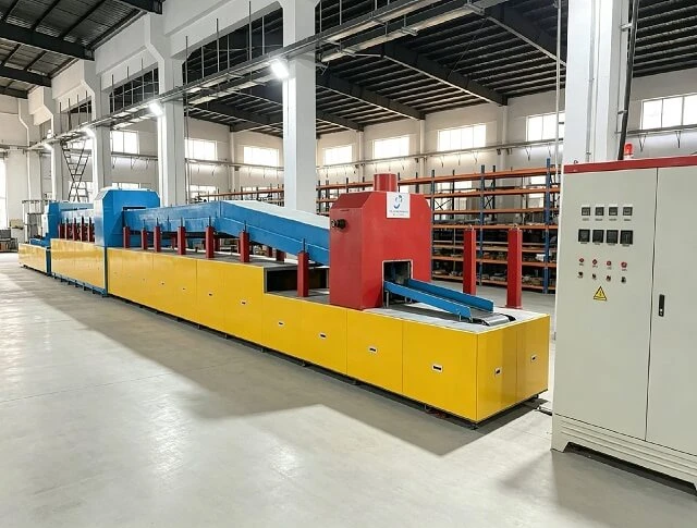 L&ograve; nung s&aacute;ng đai li&ecirc;n tục cho c&aacute;c bộ phận bằng th&eacute;p kh&ocirc;ng gỉ & H&agrave;n kh&iacute; quyển H₂