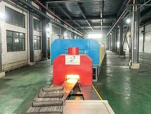 L&ograve; h&agrave;n kh&iacute; quyển li&ecirc;n tục v&agrave;nh đai lưới 120kW 1150&deg;C để h&agrave;n phụ t&ugrave;ng &ocirc; t&ocirc; sản xuất h&agrave;ng loạt