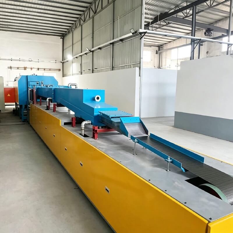 Lò ủ sáng bằng đai thép Muffle-miễn phí cho phần cứng không gỉ và hàn kim loại